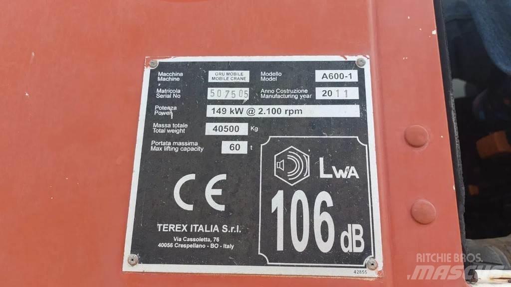 Terex A600 Mobil daruk