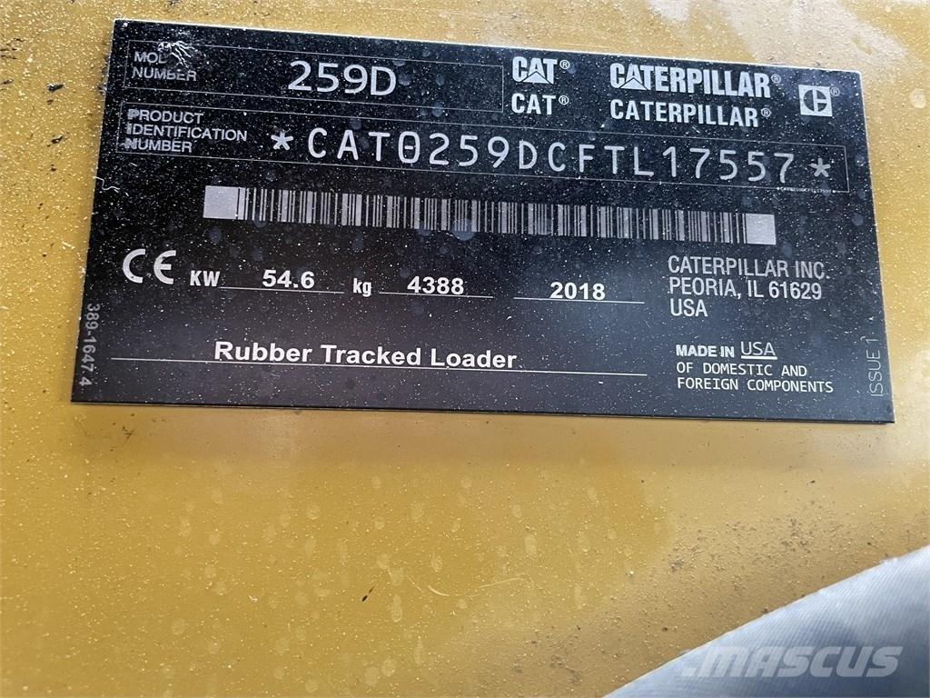 CAT 259D HF Kompaktrakodók