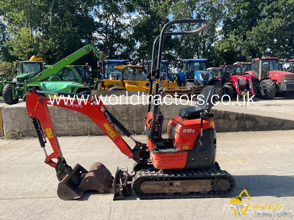 Kubota U 10-3 Mini kotrók < 7t