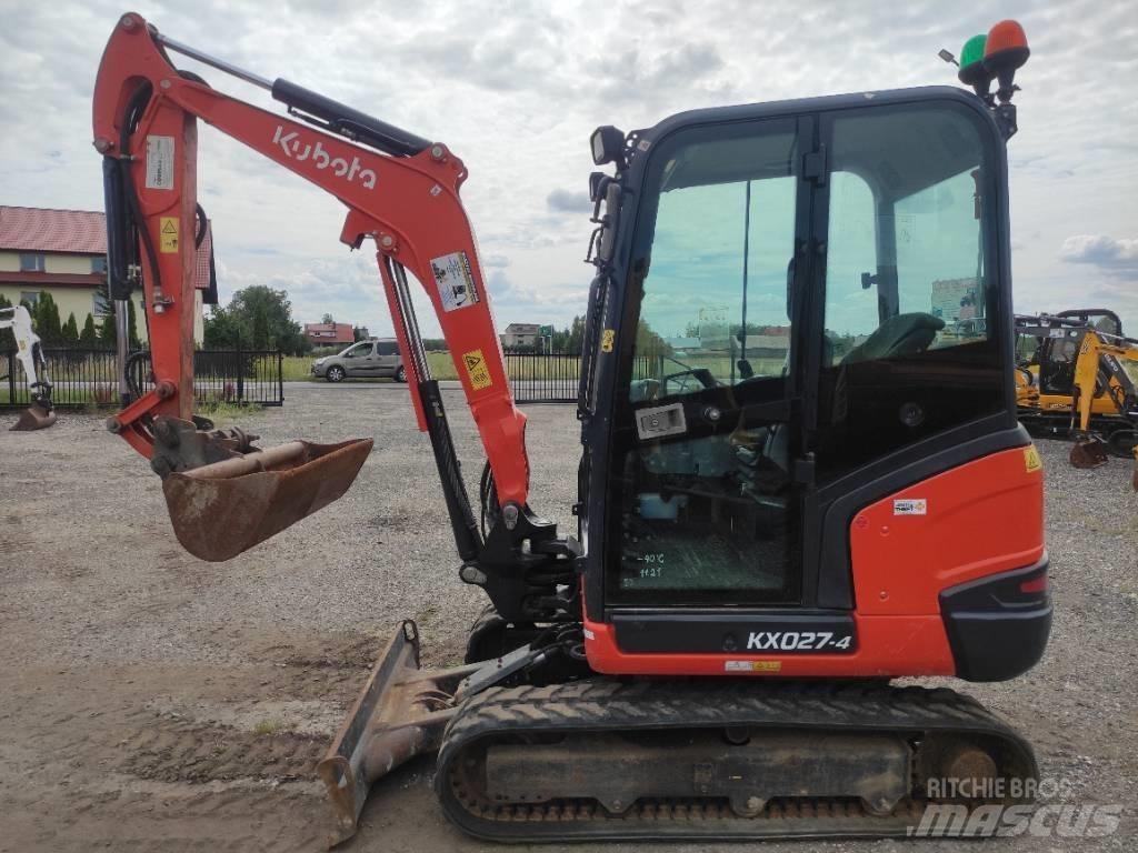 Kubota KX 027-4 Mini kotrók < 7t