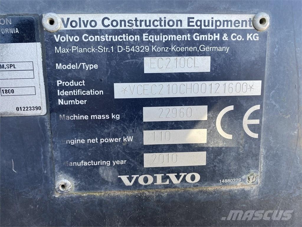 Volvo EC 210 C L Lánctalpas kotrók