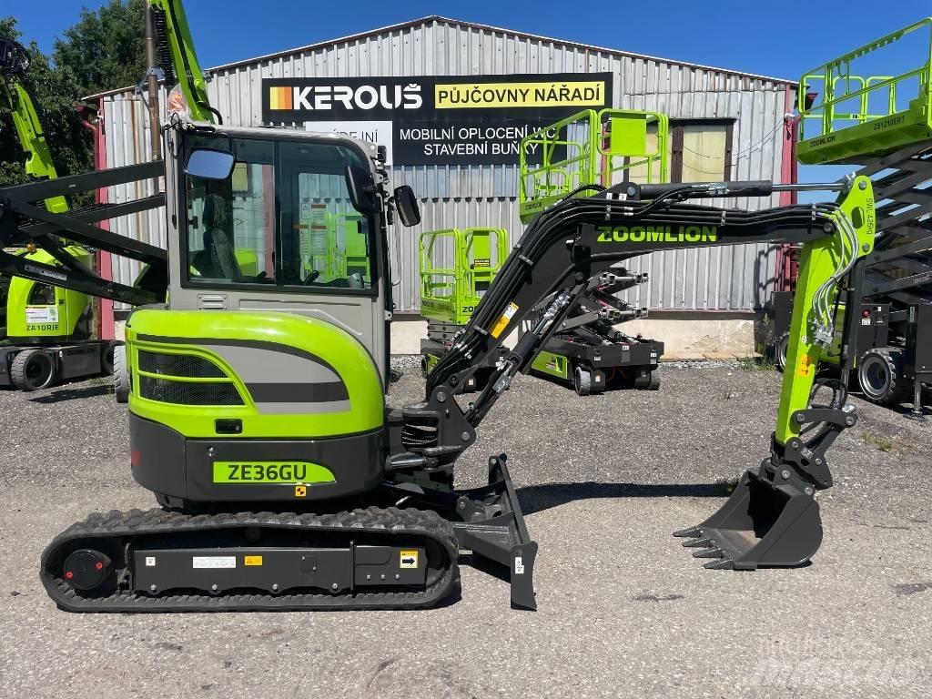 Zoomlion ZE 36 GU Lánctalpas kotrók