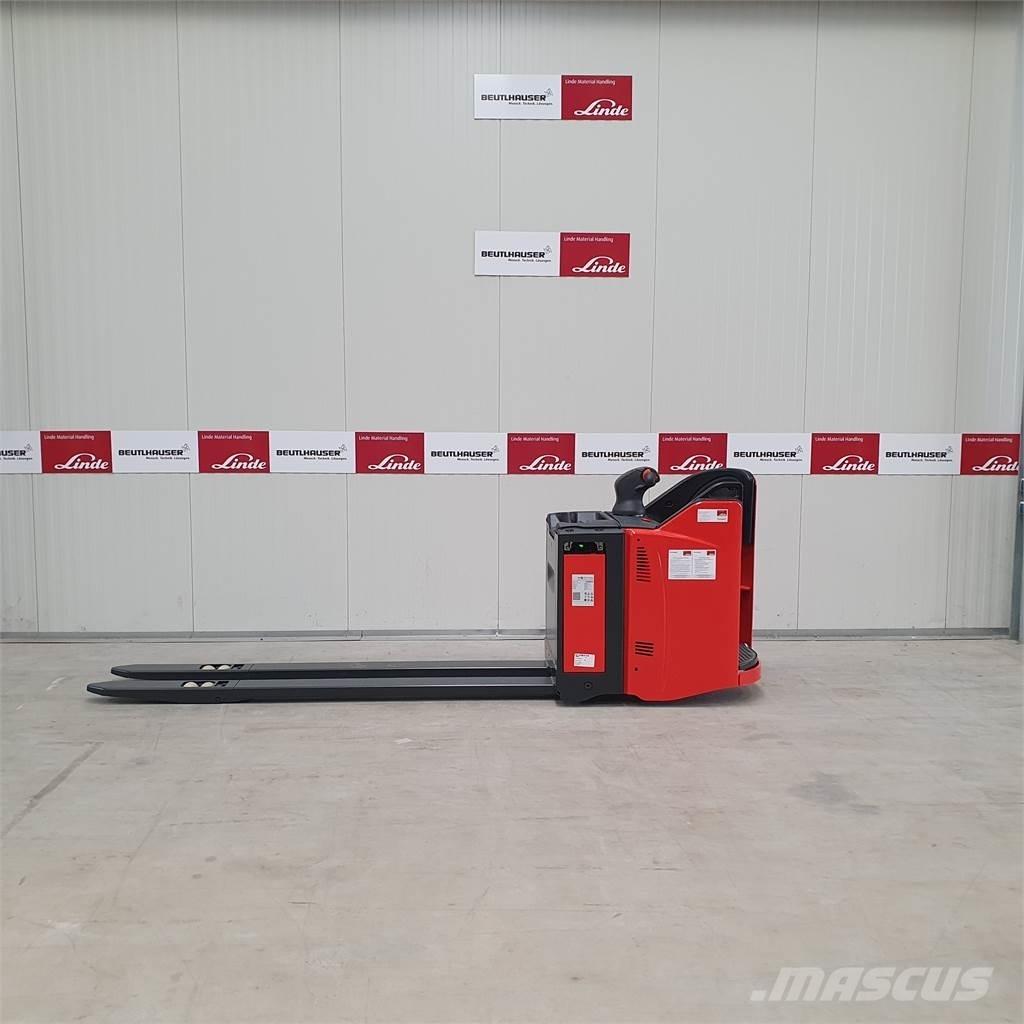 Linde T20SP lang Gyalogkíséretű targonca