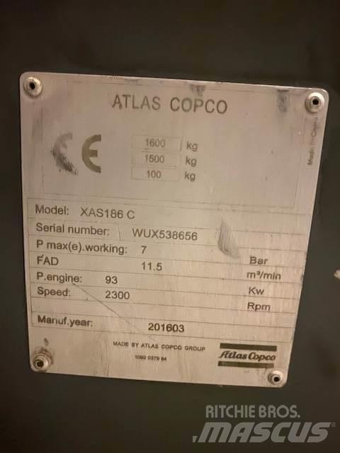 Atlas Copco XAS 186 Kompresszorok