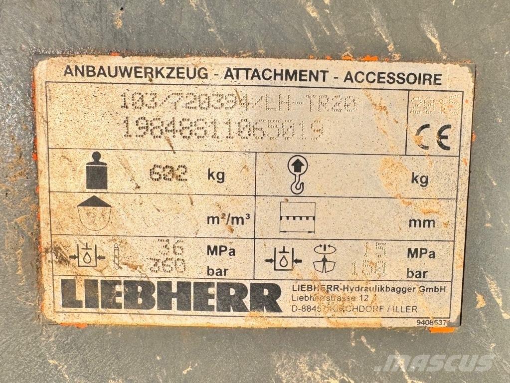 Liebherr LH-TR 20 Gyors csatlakozók
