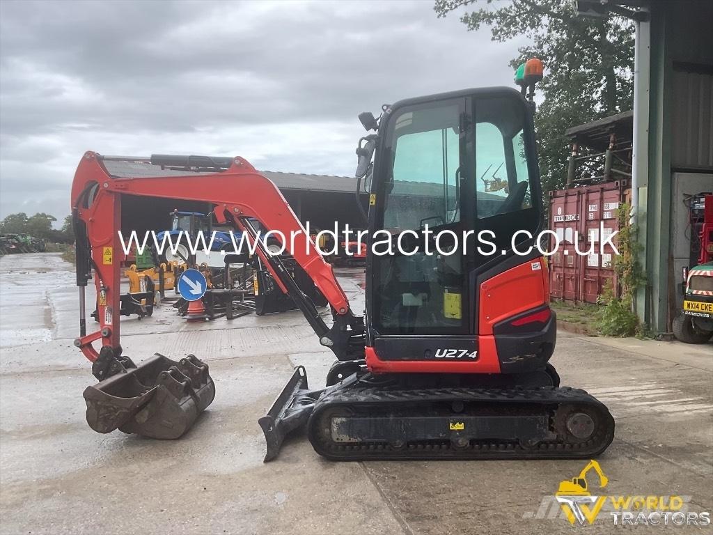 Kubota U 27-4 Mini kotrók < 7t