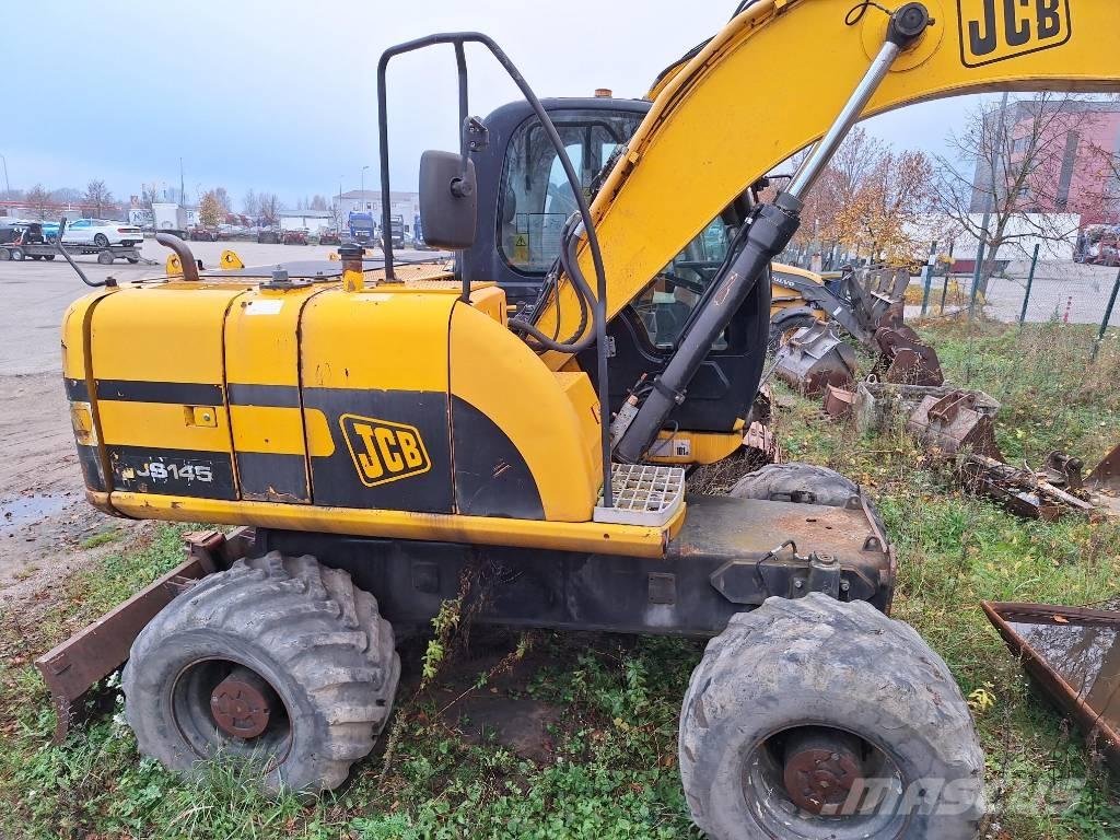 JCB JS 145 W Gumikerekes kotrók