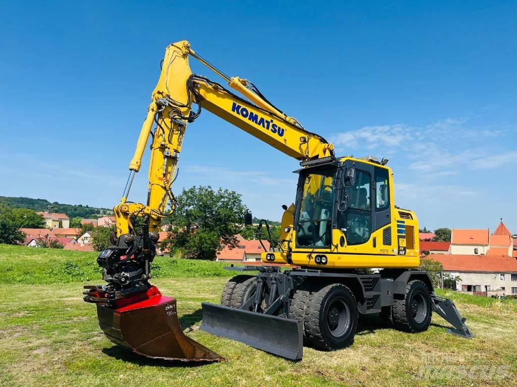 Komatsu PW 148-10 Gumikerekes kotrók