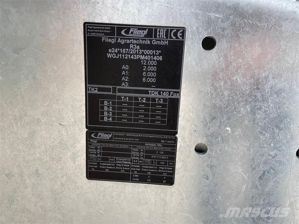Fliegl TDK 140 FOX Egyéb mezőgazdasági gépek
