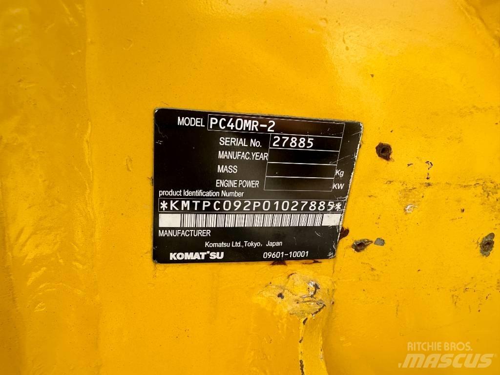 Komatsu PC 40 Mini kotrók < 7t