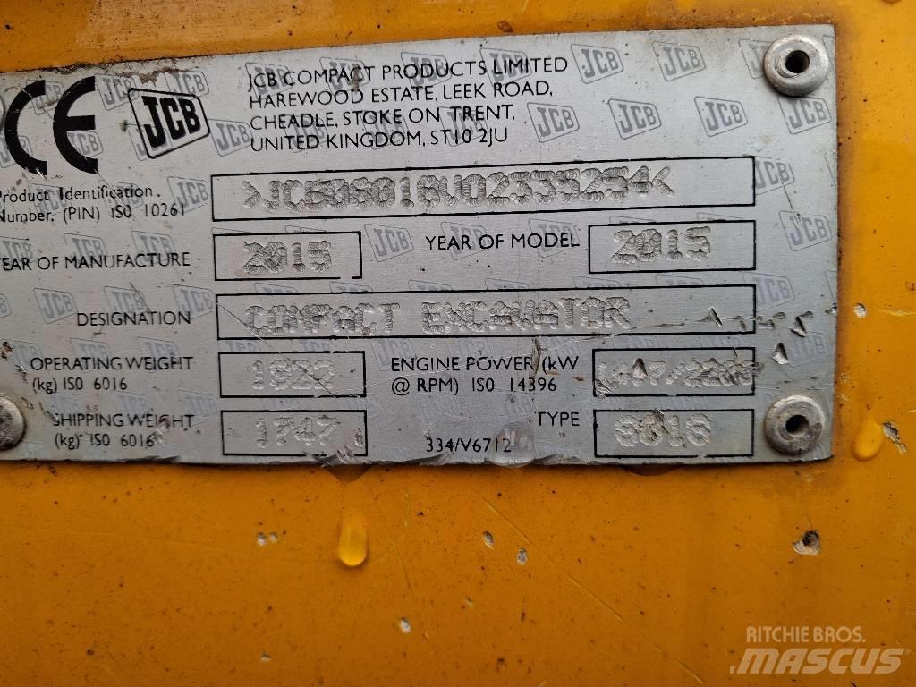 JCB 8018 CTS Mini kotrók < 7t