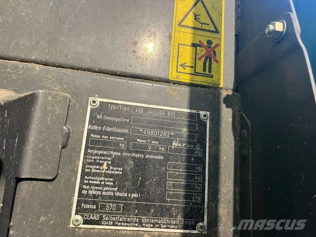 CLAAS Jaguar 970 Önjáró szecskázók
