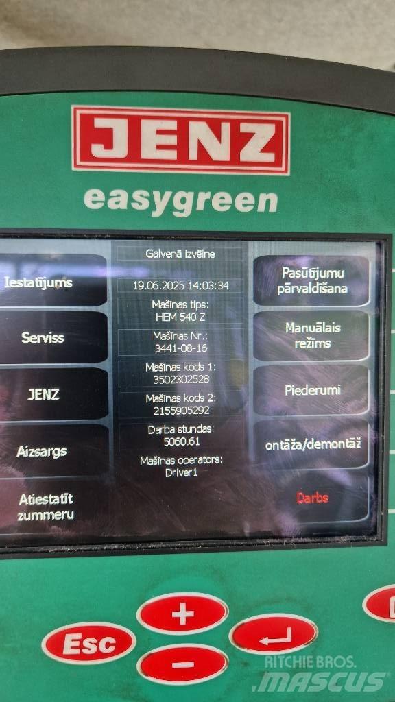 JENZ HEM 540Z Fa aprítók