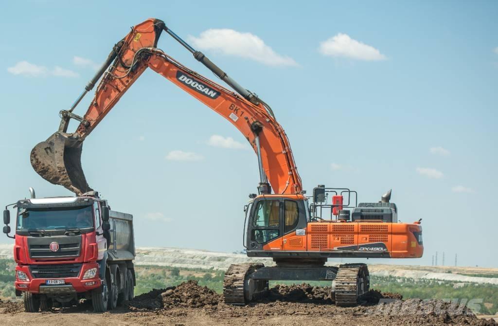 Doosan DX490LC-5 Lánctalpas kotrók