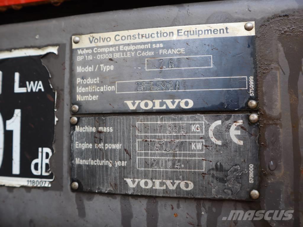 Volvo EW 70 Gumikerekes kotrók