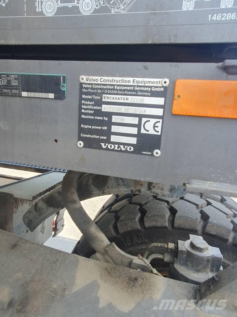 Volvo EW 160 E Gumikerekes kotrók