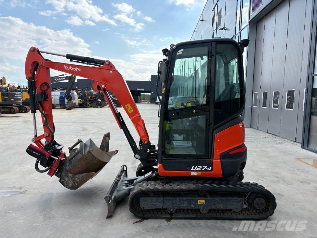Kubota U 27-4 Mini kotrók < 7t
