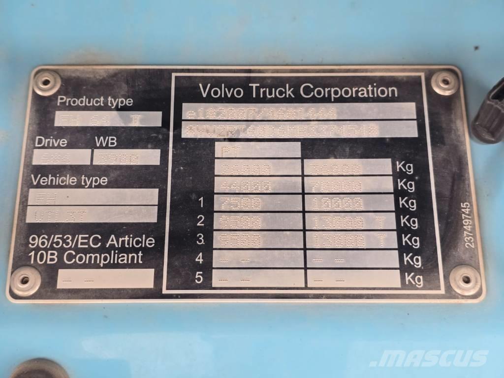 Volvo FH 540 80Ton Nyergesvontatók