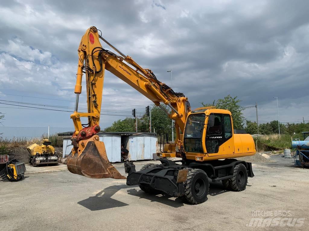 Hyundai ROBEX 170W-3 Gumikerekes kotrók