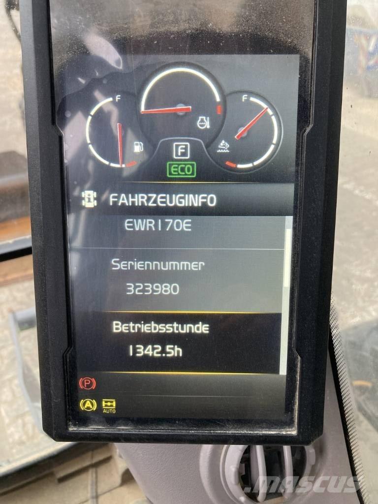 Volvo EWR 170 E Gumikerekes kotrók