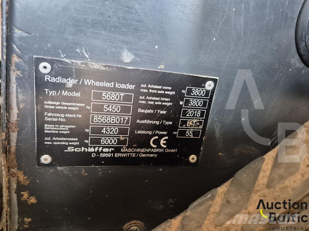 Schäffer 5680T Gumikerekes homlokrakodók