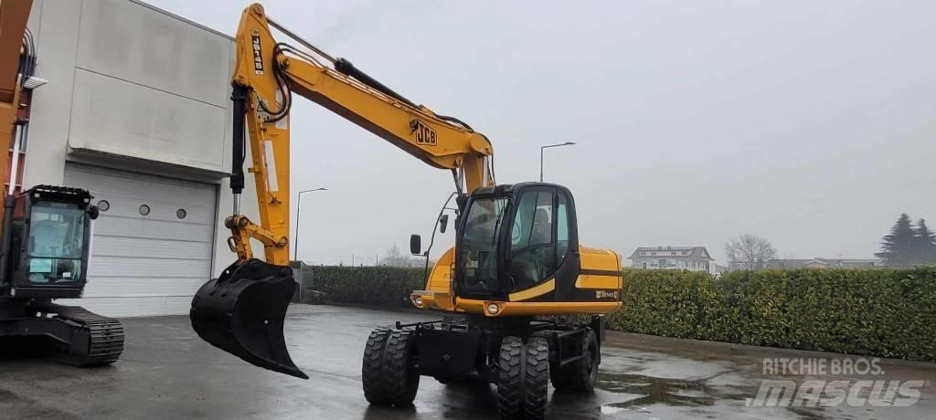 JCB JS 145 W Gumikerekes kotrók