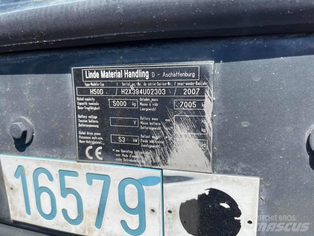 Linde H50D Dízel targoncák