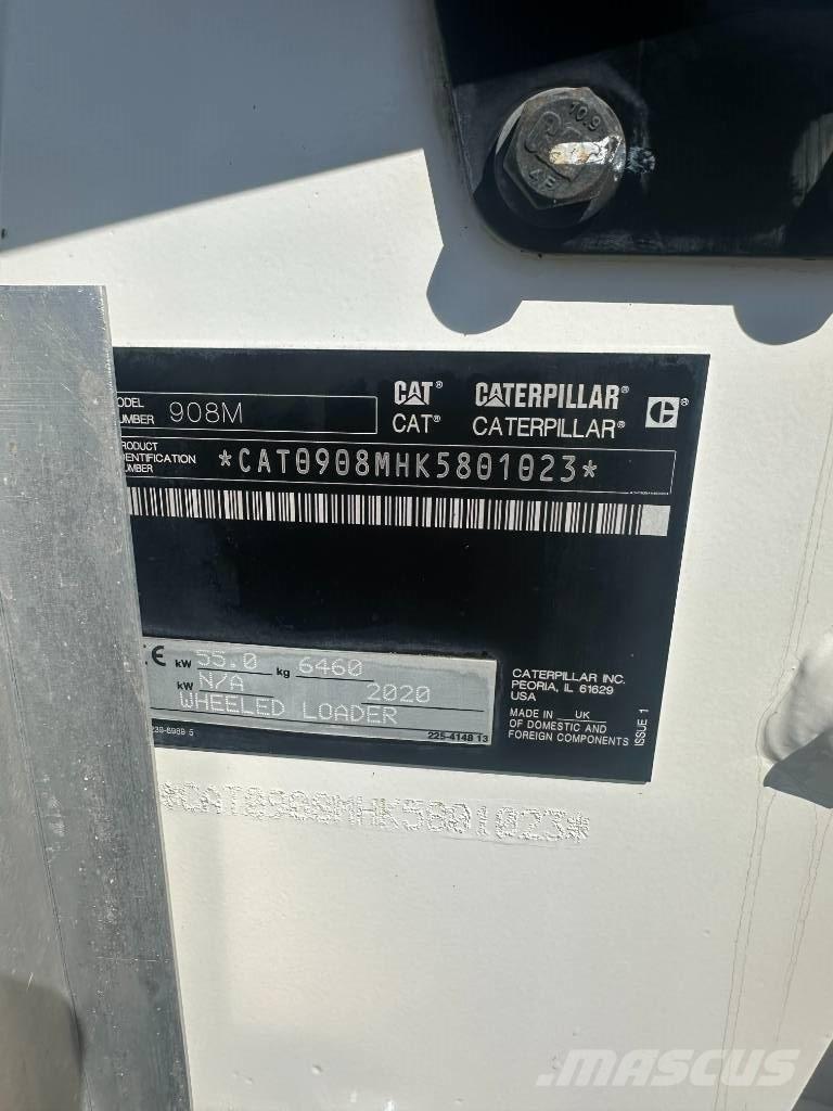 CAT 908 M Gumikerekes homlokrakodók