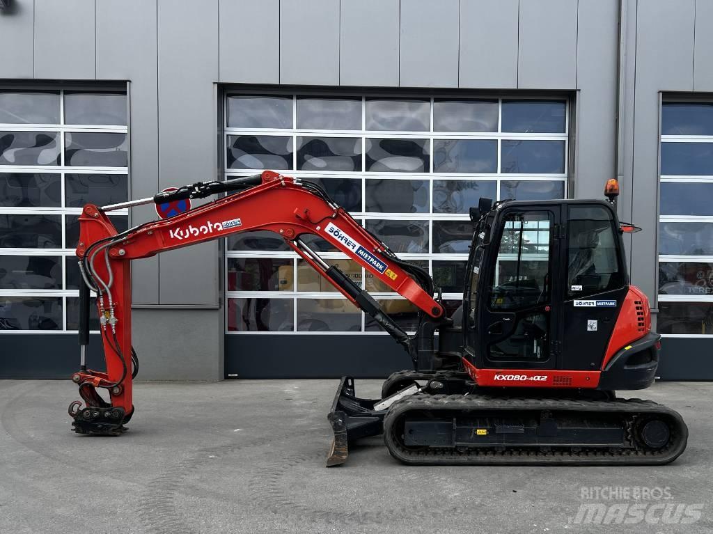 Kubota KX 080-4 | OQ45 Közepes (midi) kotrók 7 t - 12 t