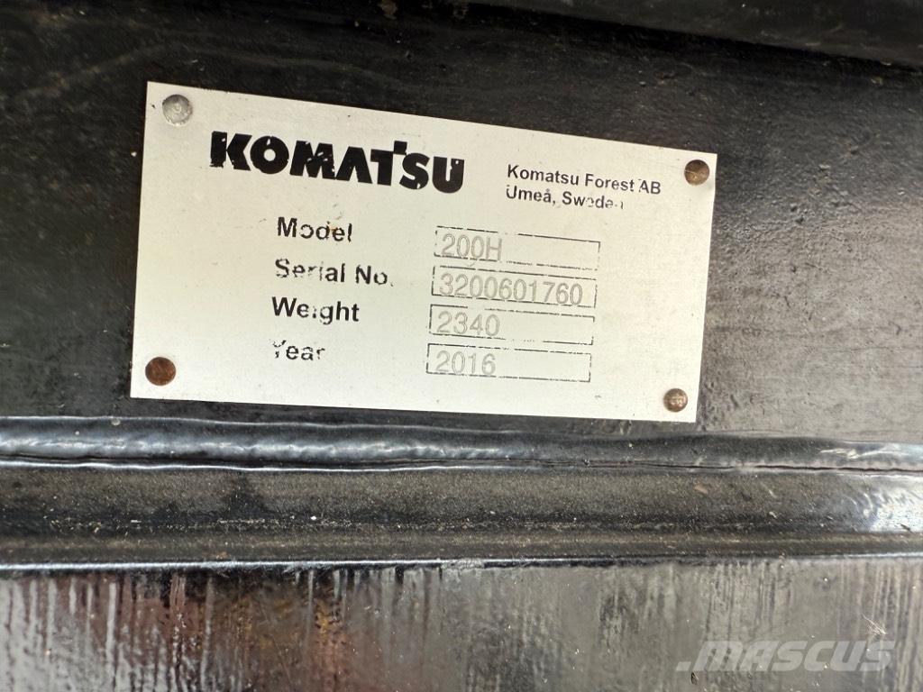 Komatsu 901 Betakarítók