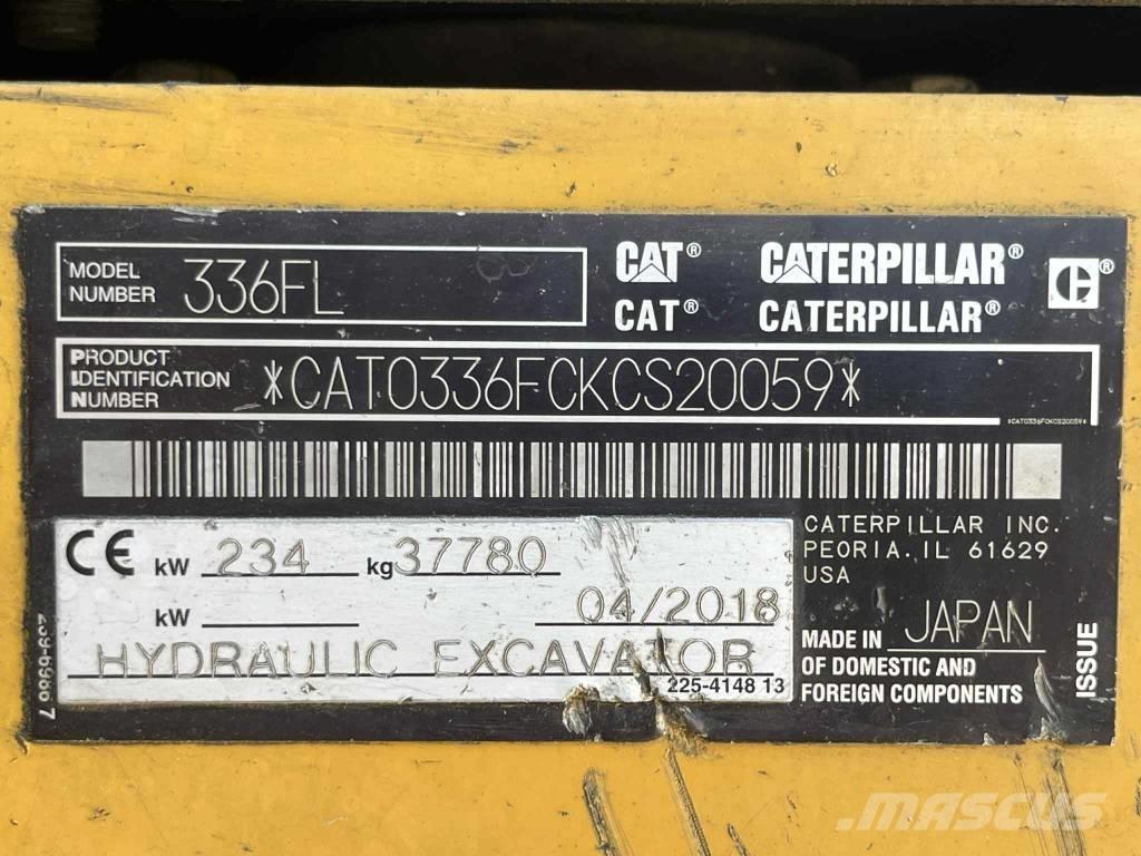 CAT 336 FL Lánctalpas kotrók