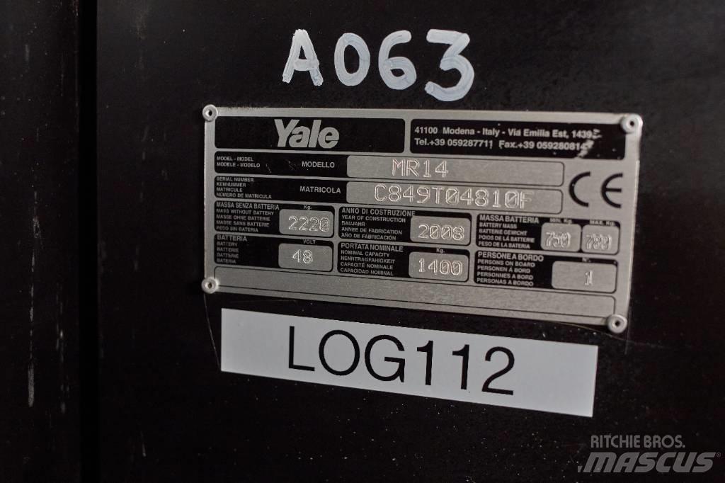 Yale MR14 Elektromos targoncák