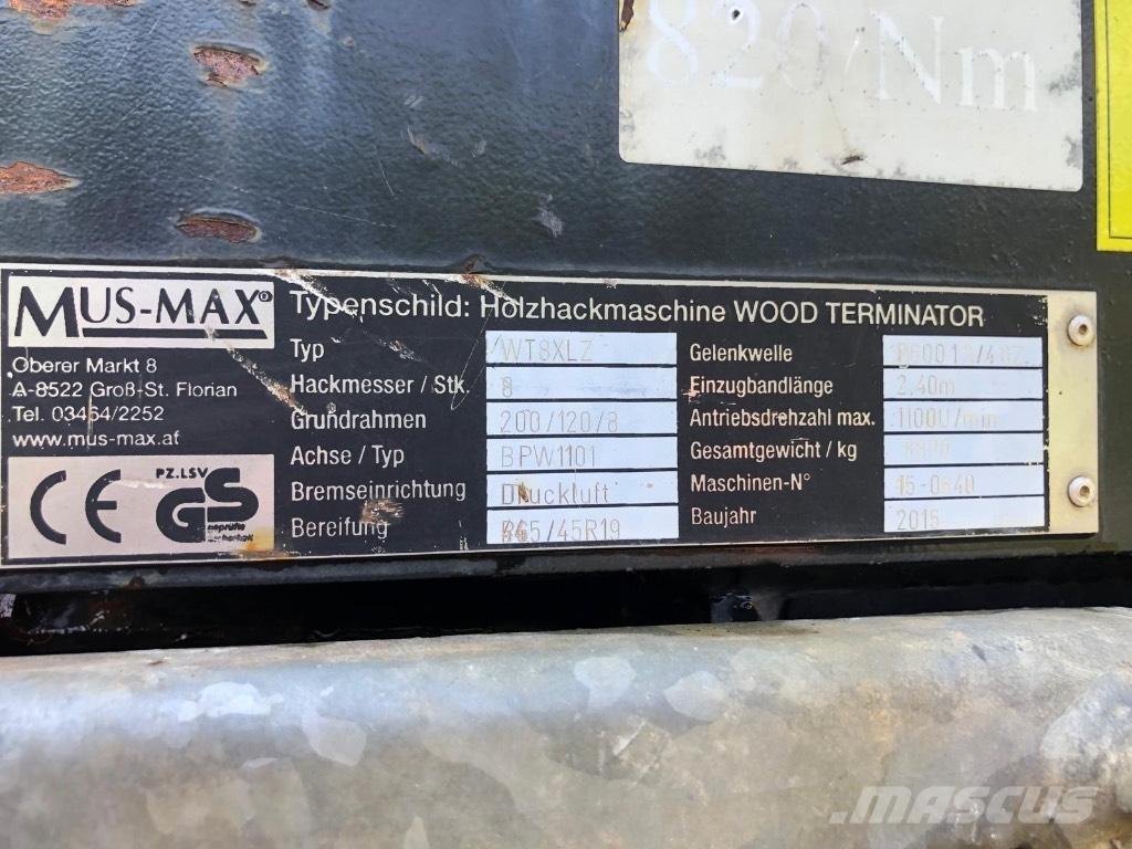 Mus-Max WT8XLZ Fa aprítók