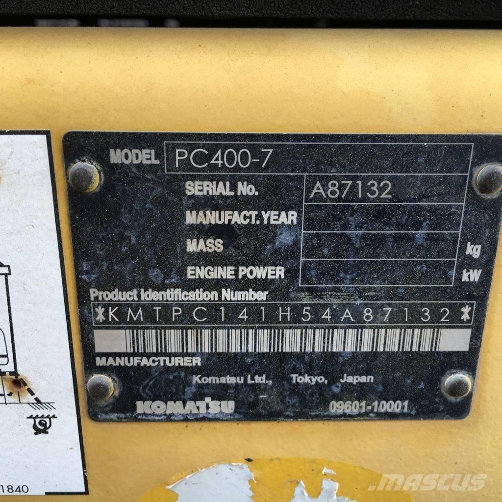 Komatsu PC 400-7 Lánctalpas kotrók