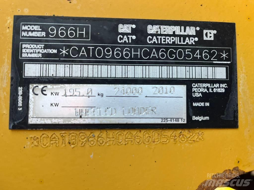 CAT 966 H Gumikerekes homlokrakodók