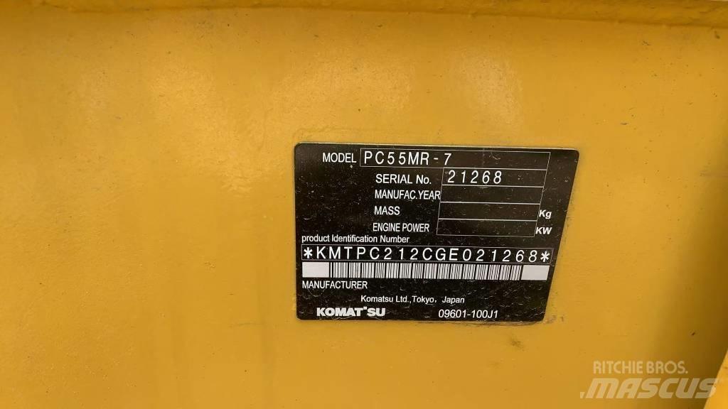 Komatsu PC 55 MR Lánctalpas kotrók