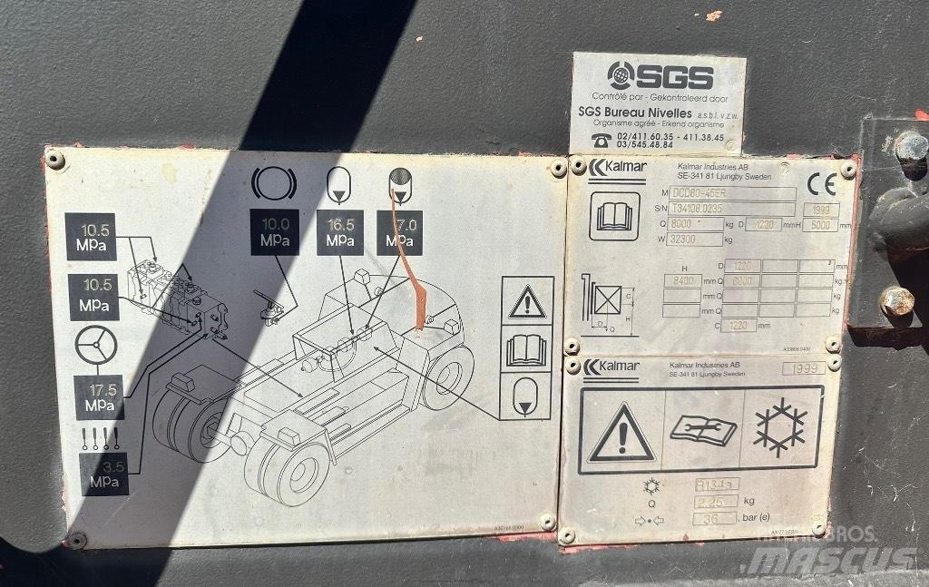 Kalmar DCD 80-45R Dízel targoncák