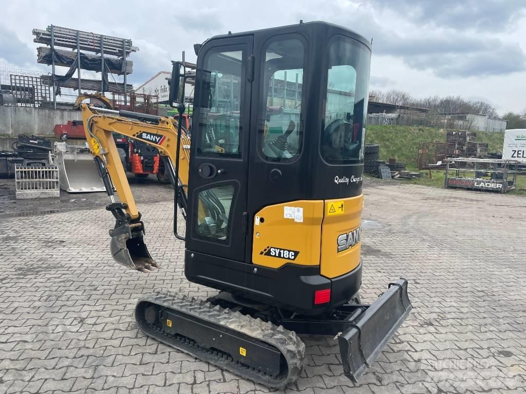 Sany SY 18 C Mini kotrók < 7t