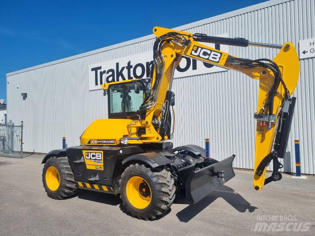 JCB Hydradig 110W Gumikerekes kotrók