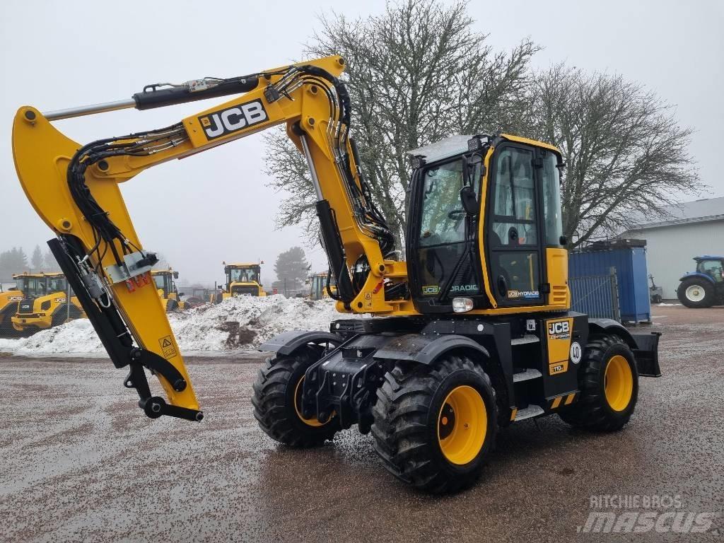 JCB Hydradig 110W Gumikerekes kotrók