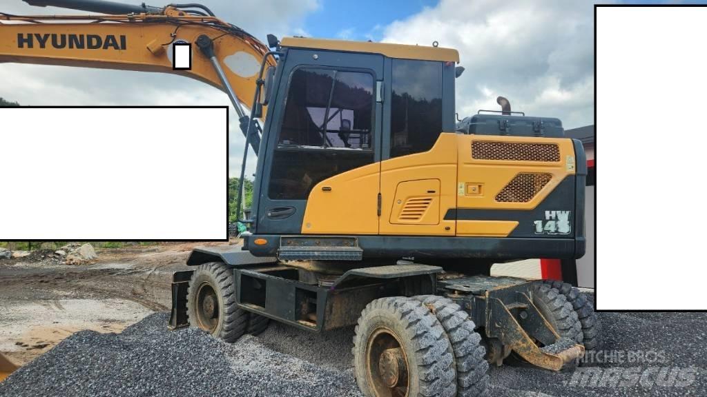 Hyundai HW 145 Gumikerekes kotrók