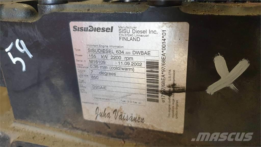 Sisu 634 DWBAE Motorok