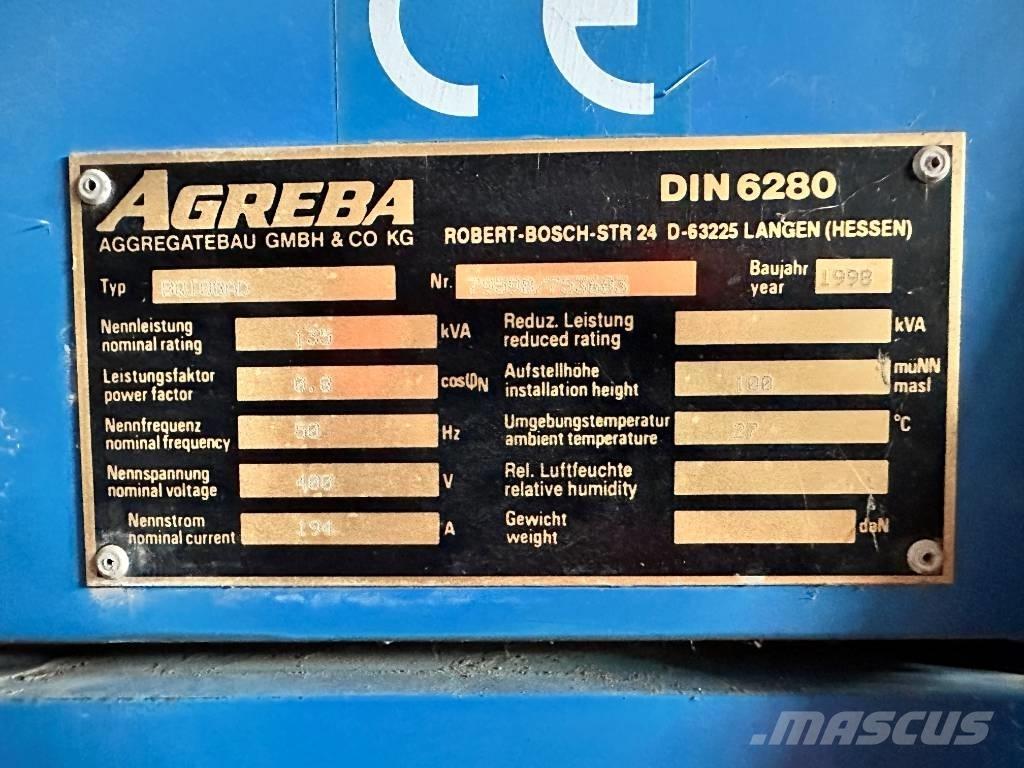 Cummins Agreba Dízel áramfejlesztők