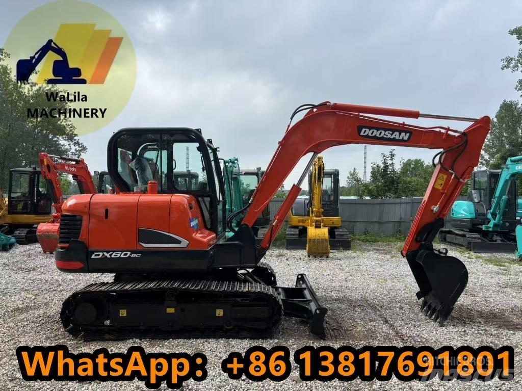 Doosan DX 60 Mini kotrók < 7t