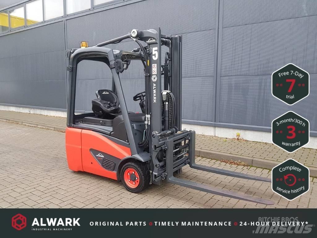Linde E16C Elektromos targoncák