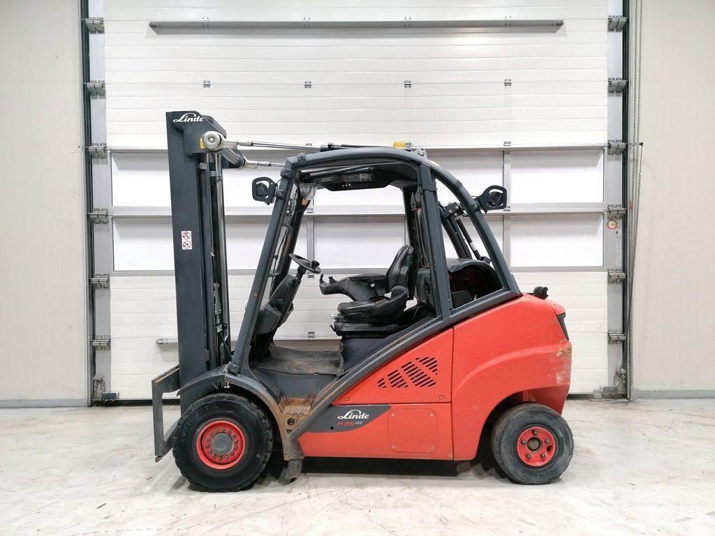 Linde H35T-02 Gázüzemű targoncák