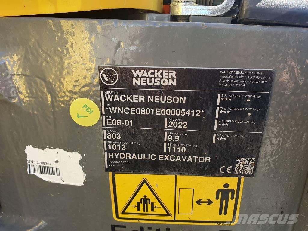 Wacker Neuson 803 Lánctalpas kotrók
