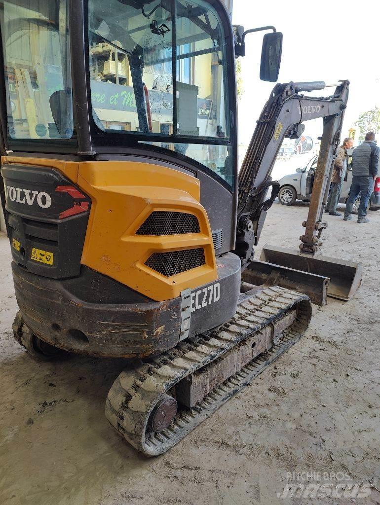 Volvo EC 27 D Mini kotrók < 7t