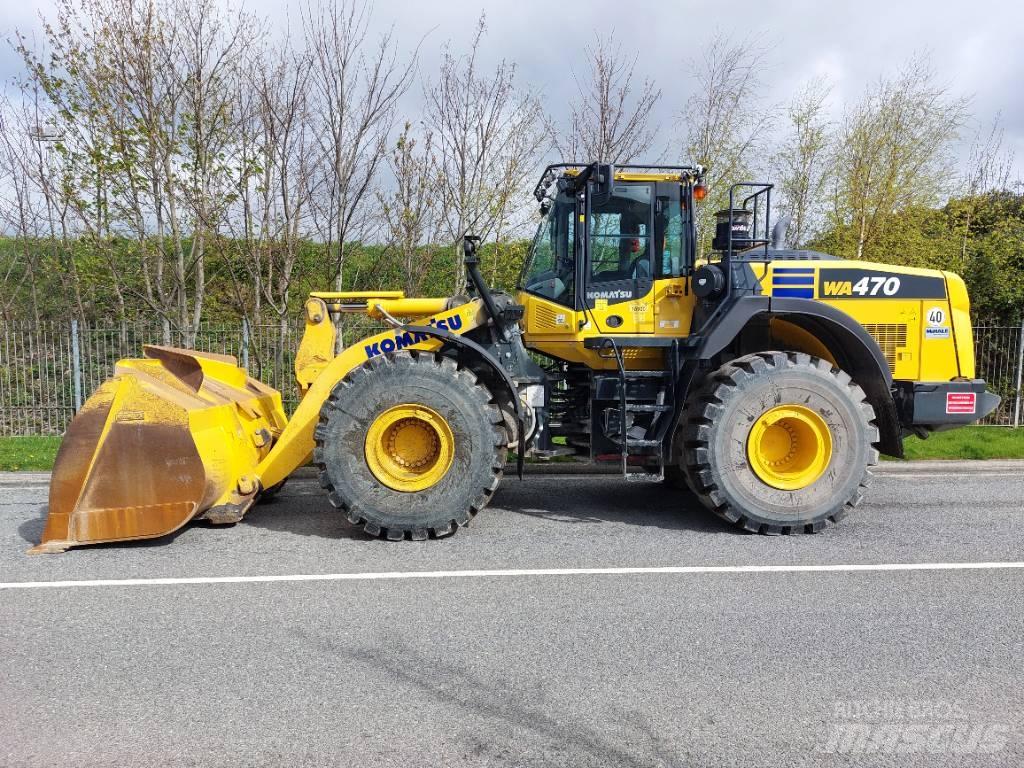 Komatsu WA470-8 Gumikerekes homlokrakodók