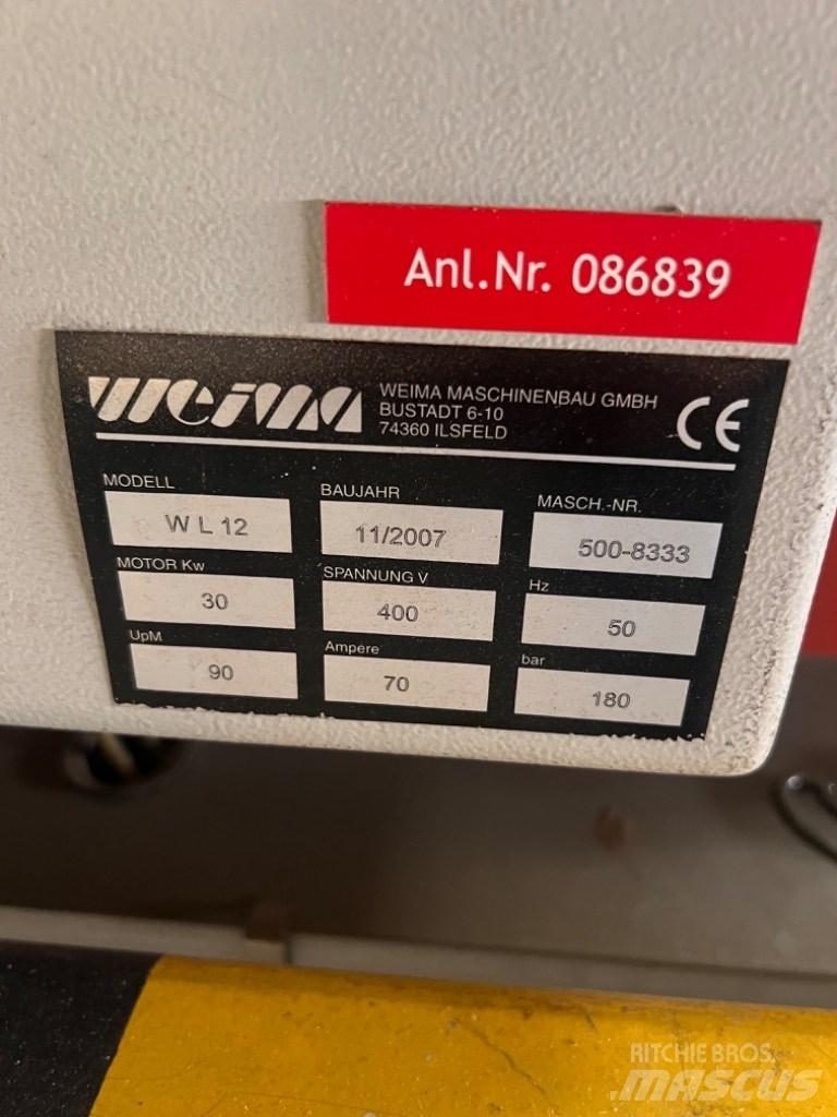 Weima HWV 3000 / WL12 Irat megsemmisítők